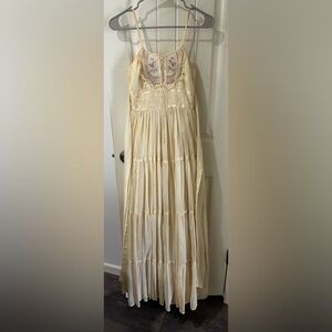 Gunne Sax Cream Vintage Dress